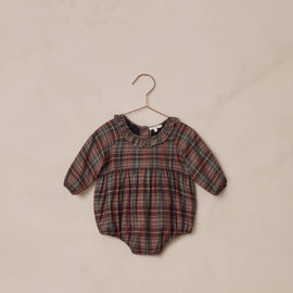 Noralee Adeline Romper ~ Winter Tartan