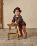 Noralee Adeline Romper ~ Winter Tartan