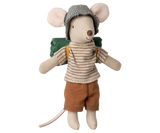 Maileg Big Brother Hiking Mouse ~ Thin Stripes