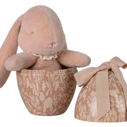 Maileg Plush Bunny in Easter Egg ~ Powder