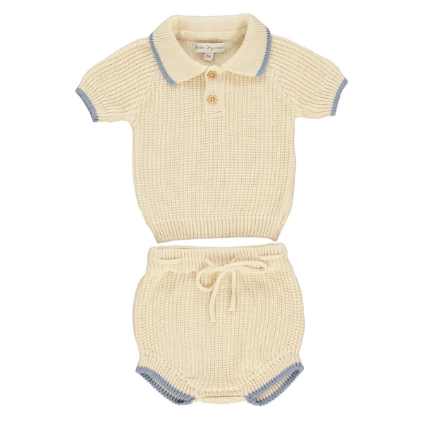 Bebe Organic Kane Baby Polo Set