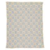 Bebe Organic Waffle Blanket ~ Rocking Horse Blue