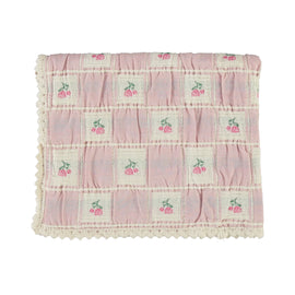 Bebe Organic Waffle Blanket ~ Rosette