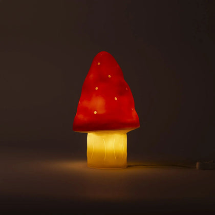 Egmont - Small Mushroom Red w/ Plug