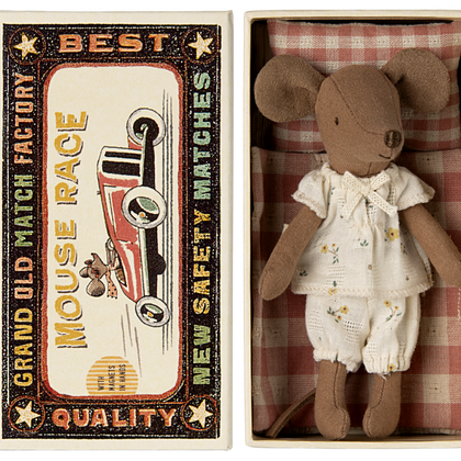 New Maileg Big Sister Mouse in Matchbox