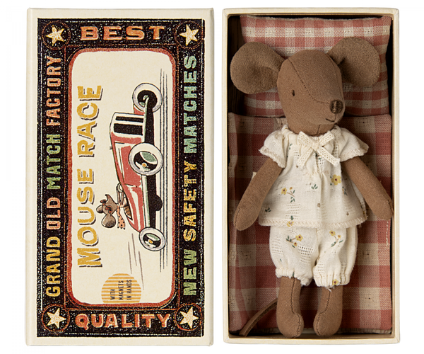 New Maileg Big Sister Mouse in Matchbox