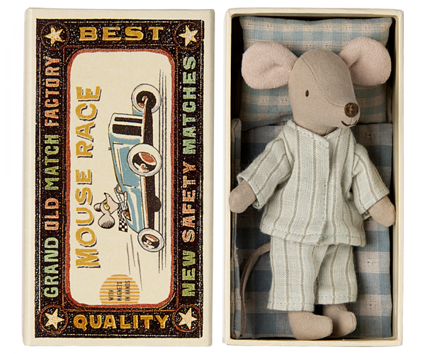 New Maileg Big Brother Mouse in Matchbox