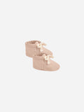 Quincy Mae Baby Booties in Blush