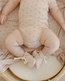 Quincy Mae Baby Booties in Blush