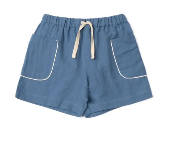 Lali Birch Shorts ~ Coastal Blue