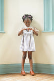 Soor Ploom Eloise Pinafore ~ Blueberry Gingham