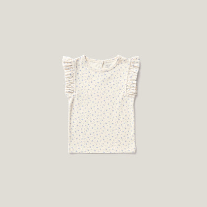 Soor Ploom Frill Tee, Blueberry