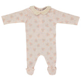 Bebe Organic Marie Collar Onesie ~ Summer Bouquet