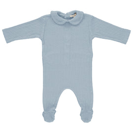 Bebe Organic Beb Collar Onesie ~ Sea