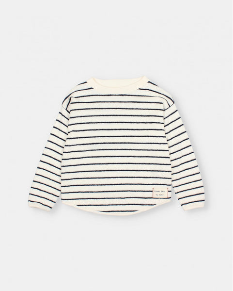 Buho Terry Stripes Organic Sweatshirt ~ Stripe