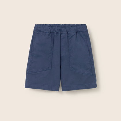 Cozmo Palm Twill Short ~ Navy