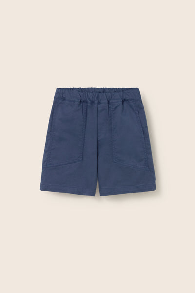 Cozmo Palm Twill Short ~ Navy
