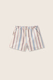 Cozmo Zion Striped Bermuda Shorts