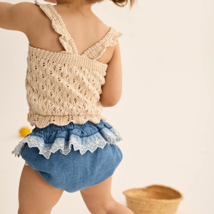 Cozmo Tulip Chambray Bloomer