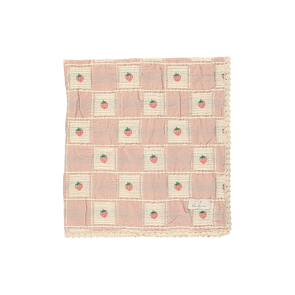 Bebe Organic Strawberry Blanket