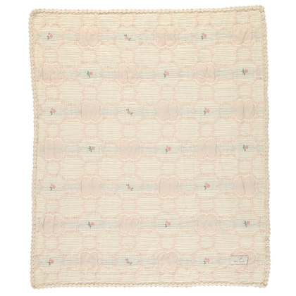 Bebe Organic Cleo Blanket ~ Vintage Wallpaper Floral
