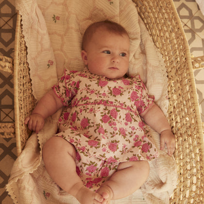 Bebe Organic Cleo Blanket ~ Vintage Wallpaper Floral