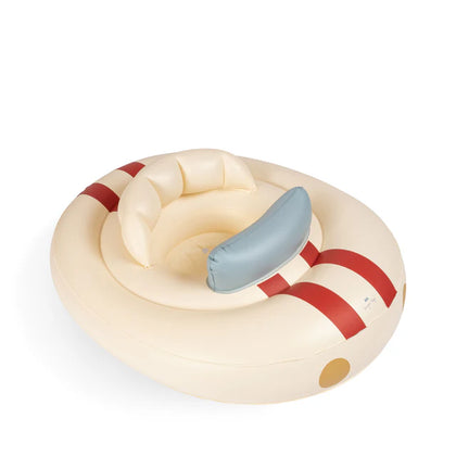 Konges Baby Water Ring Car ~ Cream Off White