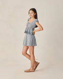 Rylee + Cru Teen Rachel Skirt ~ Marine Gingham