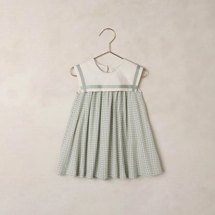 Noralee Daisy Dress ~ Eucalyptus Stripe