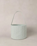 Noralee Easter Basket ~ Eucalyptus Check