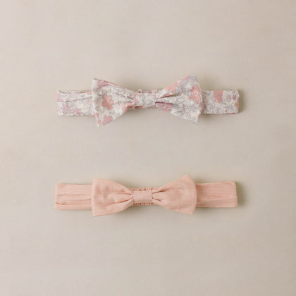 Noralee Baby Bow Headband Set ~ Petal