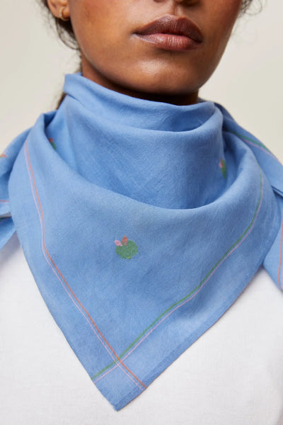 Moismont ~ Foulard N°656 Nordic Blue