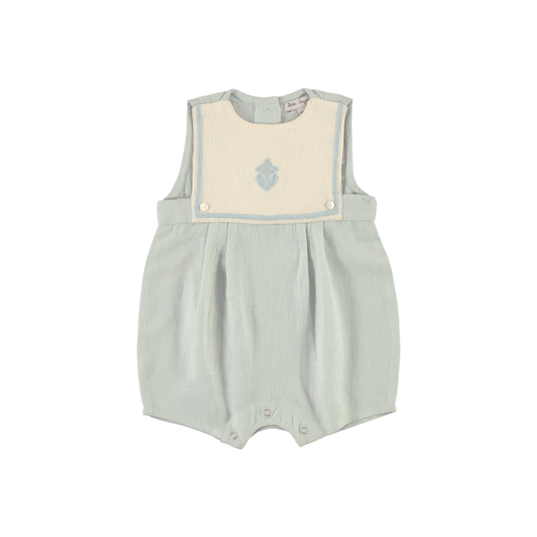 Bebe Organic Malo Romper - Cloud Blue