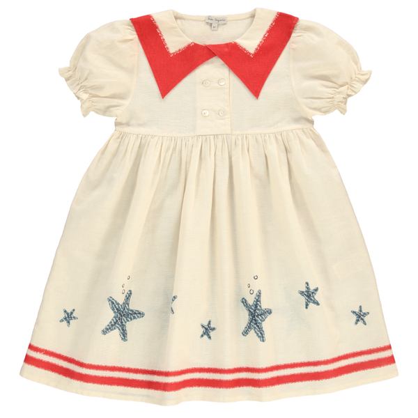 Bebe Organic Pearl Dress ~ Sea Side