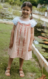 Lali Cora Dress in Cantaloupe Chex