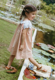 Lali Cora Dress in Cantaloupe Chex