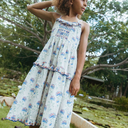 Lali Ballet Dress in Hydrangea Print