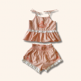 Lali Summer Blossom Set in Cantaloupe Chex