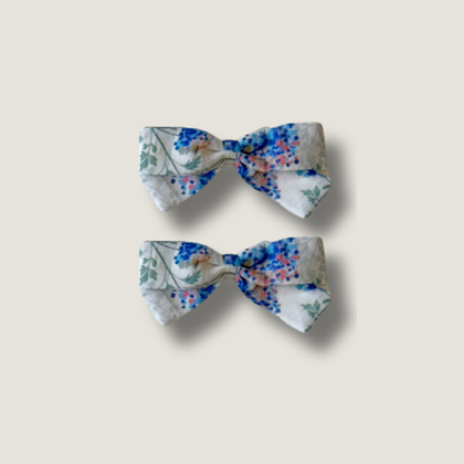 Lali Bow Set in Hydrangea Print