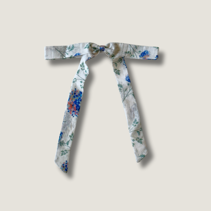 Lali Ribbon Bow in Hydrangea Print