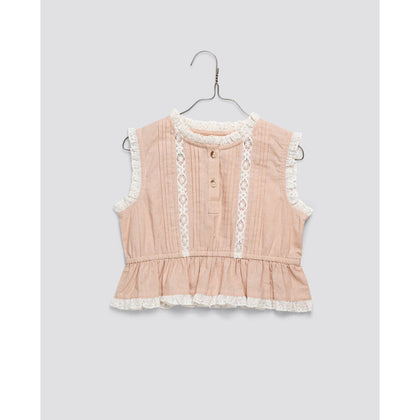 Little Cottons Fay Blouse - Powder