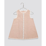 Little Cottons Hannah Dress ~ Powder