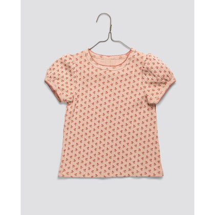 Little Cottons Pointelle T-shirt - Tulip Floral