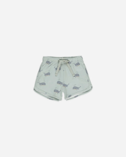 Rylee & Cru Swim Trunk ~ Whales