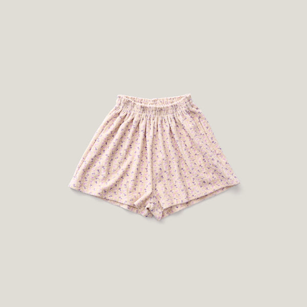 Soor Ploom Smock Short  ~ Flower Press Print, Soy