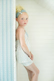 Soor Ploom Shortie  ~ Flower Press, Print, Azul