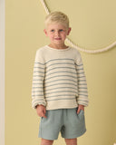 Rylee + Cru Jacques Sweater ~ Sea Green Stripe