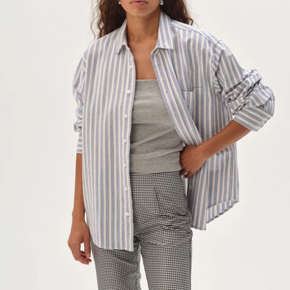 Donni Oxford Shirt ~ Butter Stripe