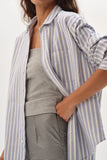 Donni Oxford Shirt ~ Butter Stripe