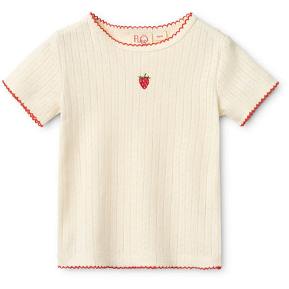Floss Flora Pointelle SS Set  ~ Gentle Cream